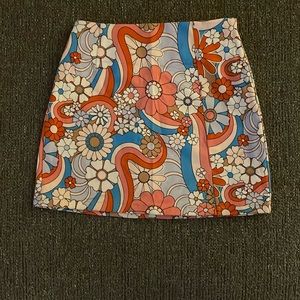 Colorful Floral skirt